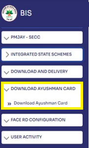 Download Ayushman card