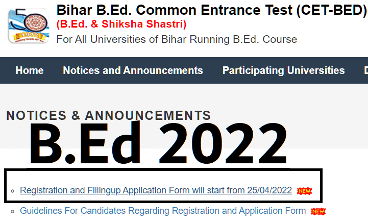 B.Ed Registration