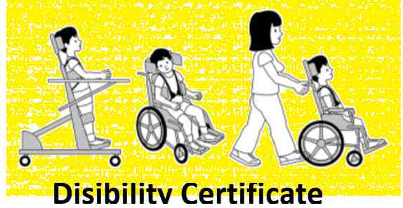Disibility Certificate