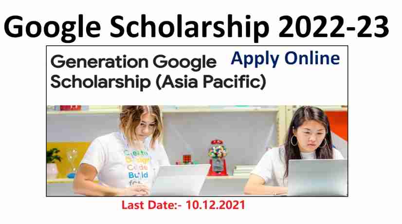 Generation Google scholarship Online