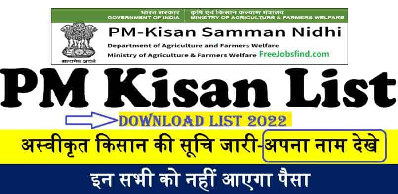 PM Kisan Installment Why Stopped list