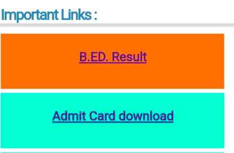 UP B.ed result out download result today
