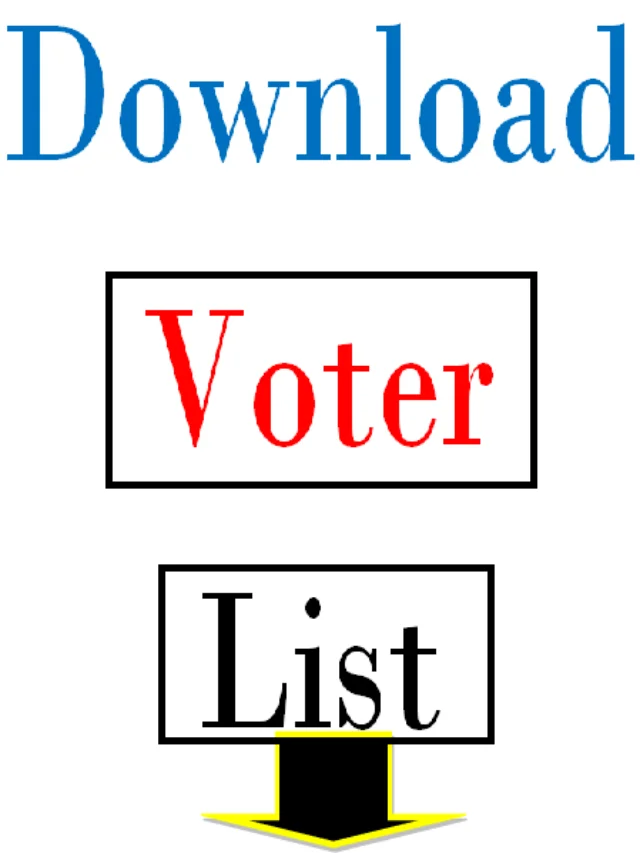 Bihar Voter List Download करना सीखे Dwonlaod PDF of Voter List Any Panchyat